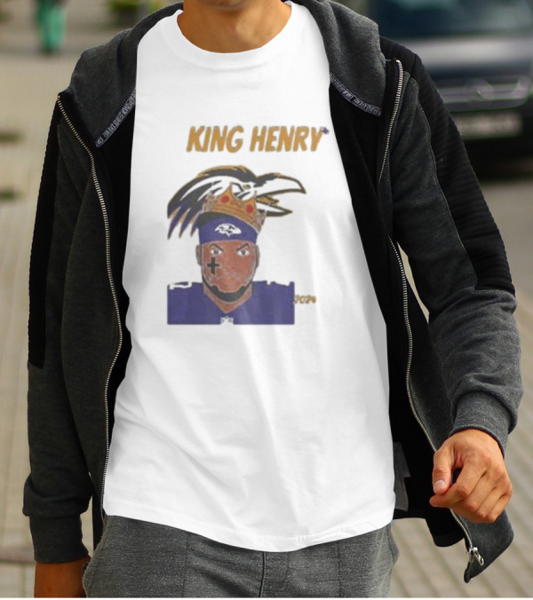 Ravens Football King Henry Baltimore NFL T-Shirt