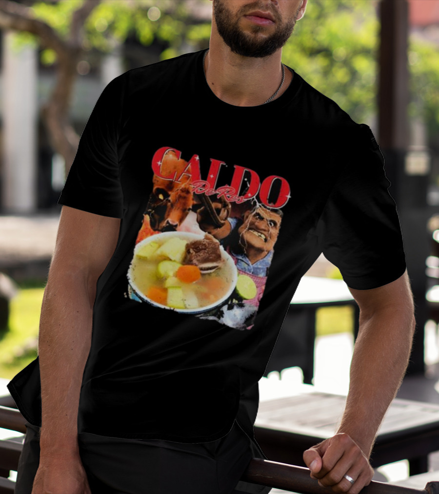 Caldo De Res Western Cowboy With Vegetable Soup T-Shirt
