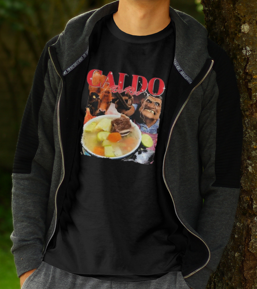 Caldo De Res Western Cowboy With Vegetable Soup T-Shirt