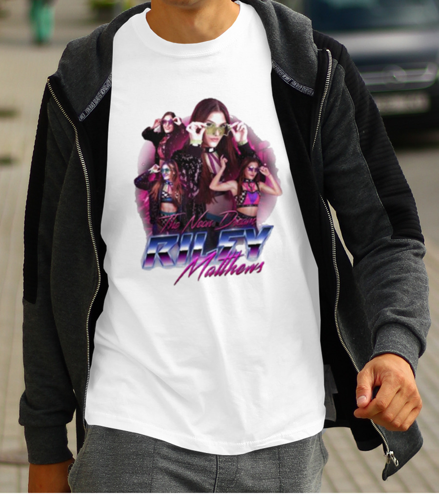 Riley Matthews The Neon Dream Retro Style Fashion Icons T-Shirt