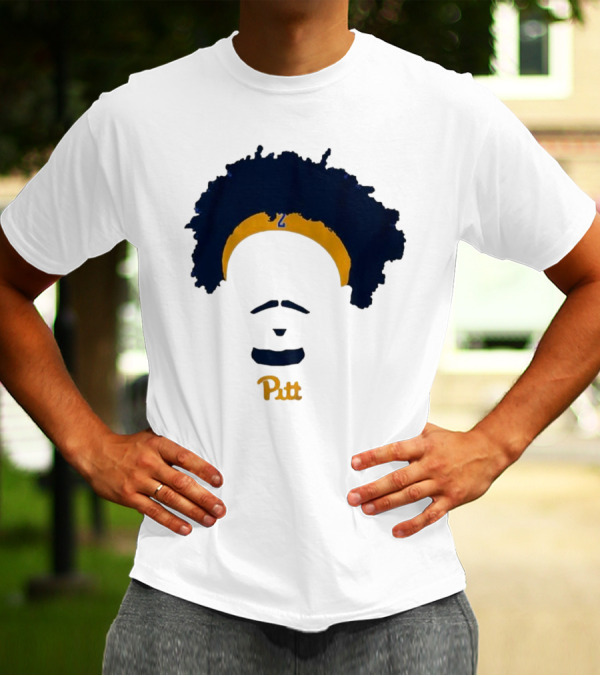Pitt Basketball Blake Hinson Hair Headband Number 2 T-Shirt