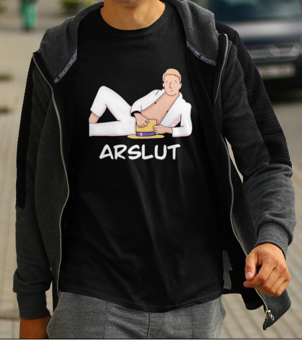 Poorly Drawn Arslut Arsenal T-Shirt