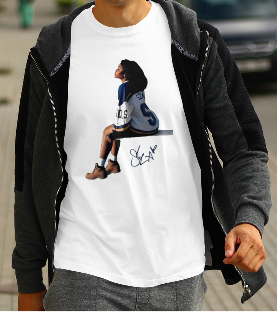 Sza Sos Signature Number 5 Sports T-Shirt