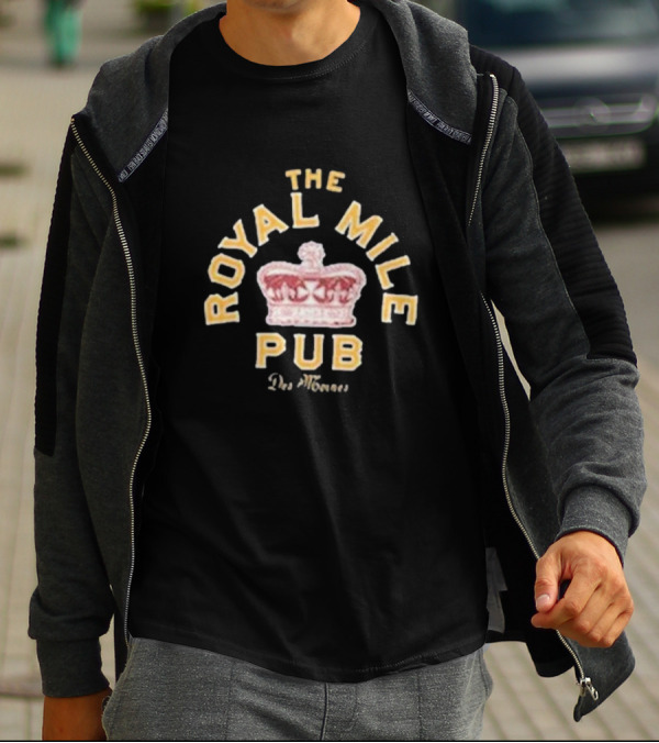 The Royal Mile Pub Des Moines Crown T-Shirt
