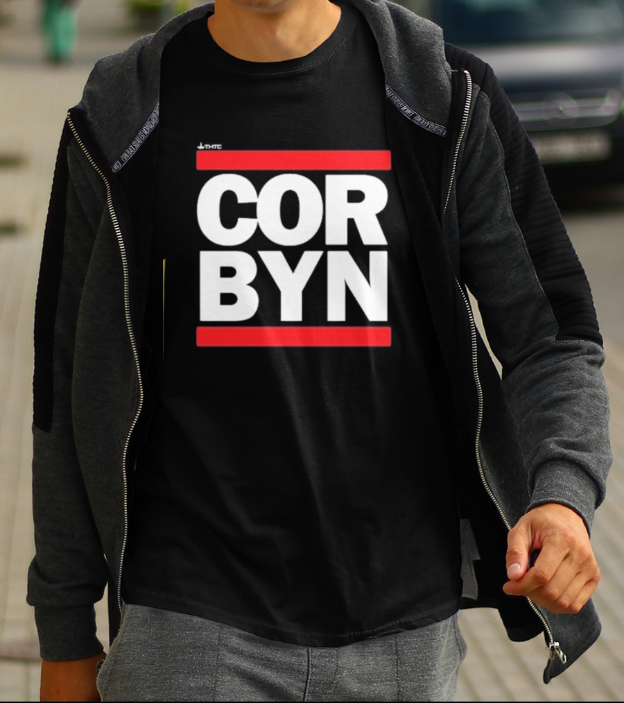 Thtc Corbyn Bold Red Framed Text T-Shirt