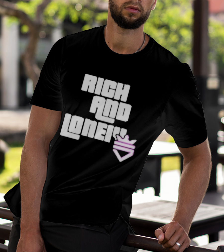 Optic Scump Rich And Lonely Rnl Wasted Miami Crown Graphics T-Shirt