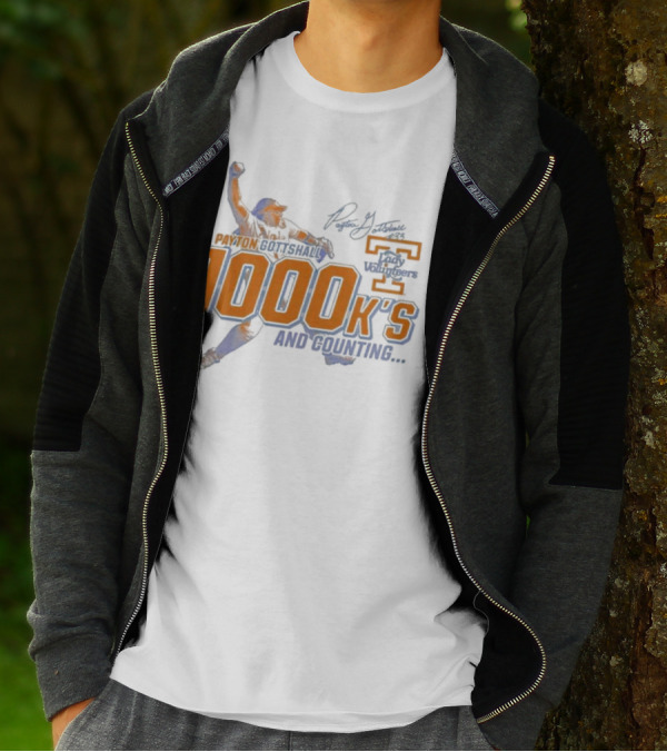Payton Gottshall 1000 K’s And Counting Lady Volunteers T-Shirt