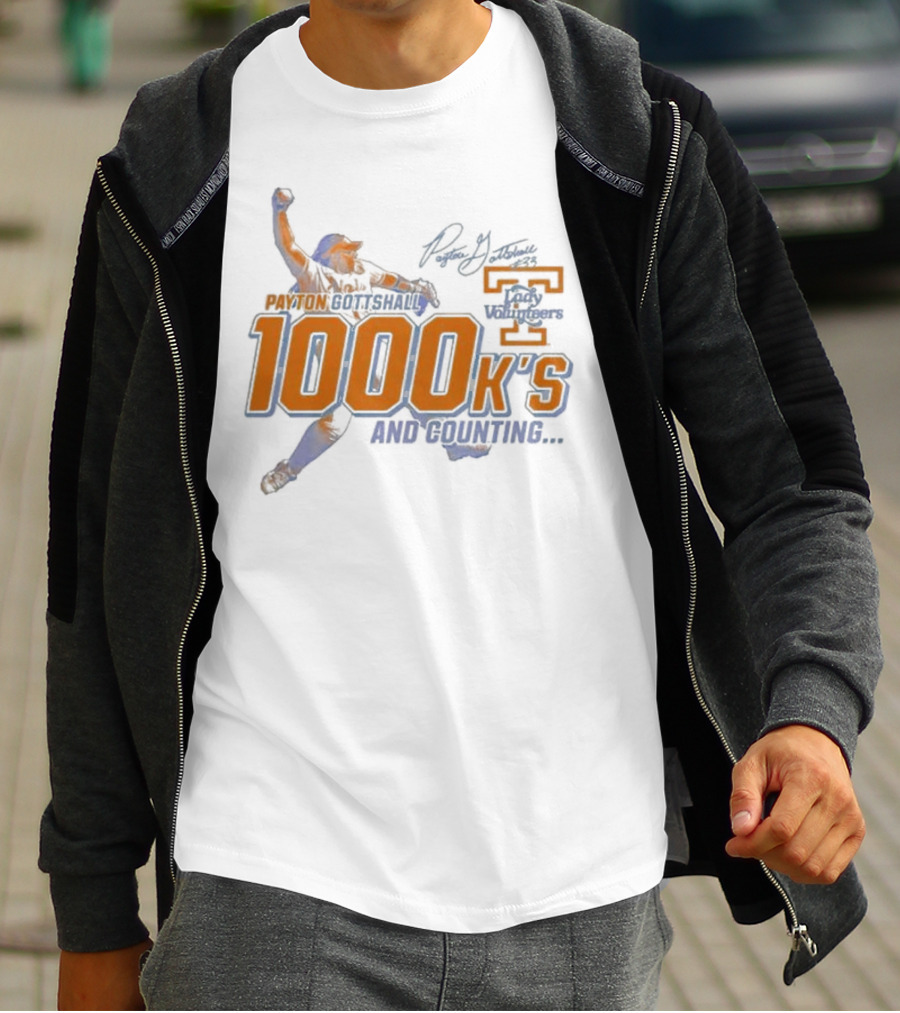 Payton Gottshall 1000 K’s And Counting Lady Volunteers T-Shirt