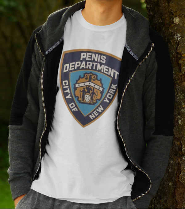 Pen15 Penis Department City Of New York Badge Emblem T-Shirt
