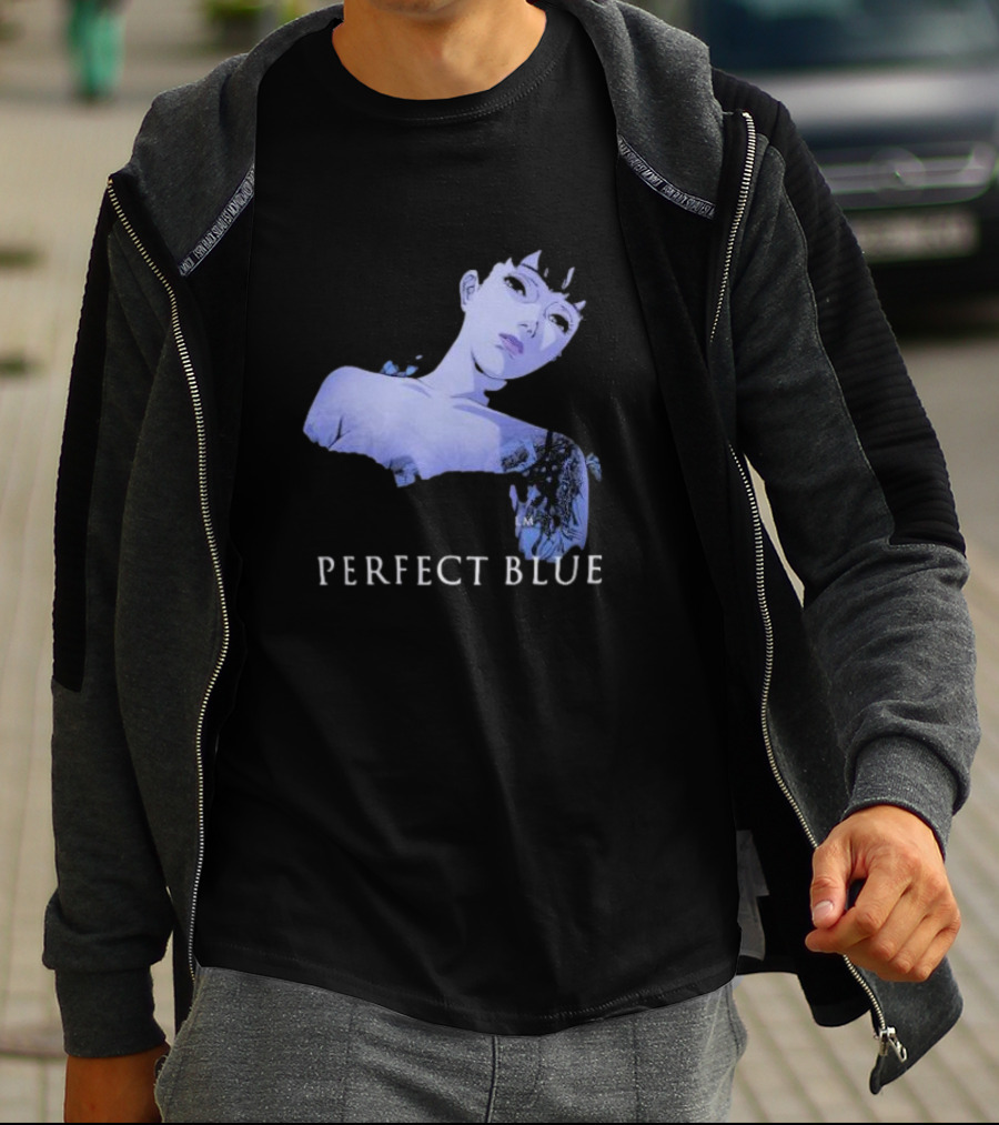 Perfect Blue Anime Figure Geeks Rule Collaboration Silkscreen Printing T-Shirt