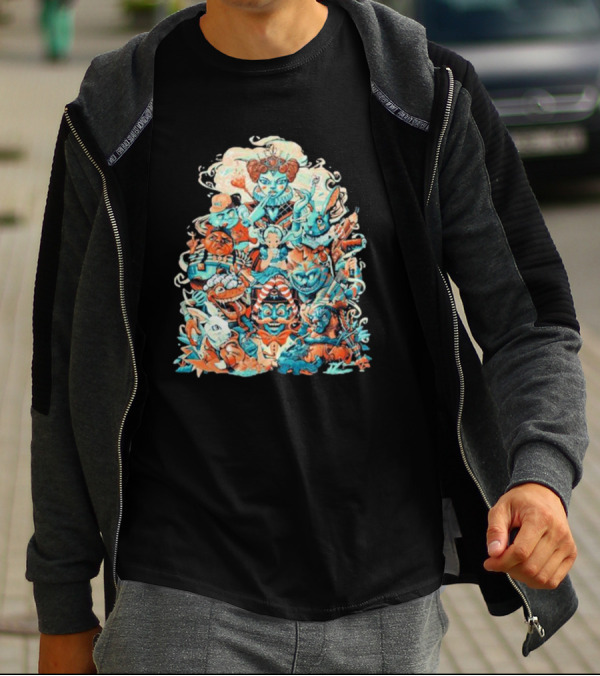Peter Robinson Exclusive Alice In Wonderland Inspired Characters T-Shirt
