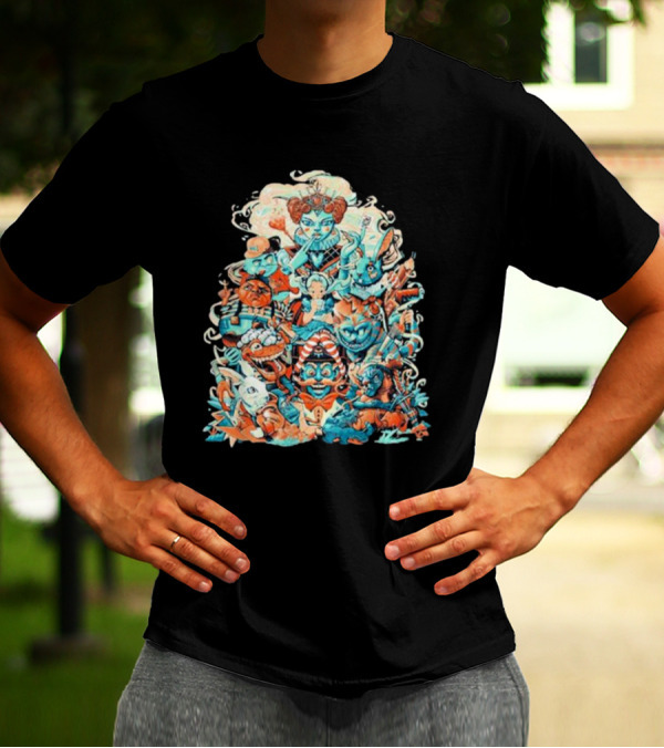 Peter Robinson Exclusive Alice In Wonderland Inspired Characters T-Shirt