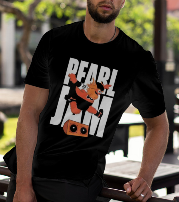 Philadelphia Flyers Gritty Pearl Jam Night T-Shirt