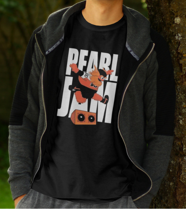 Philadelphia Flyers Gritty Pearl Jam Night T-Shirt