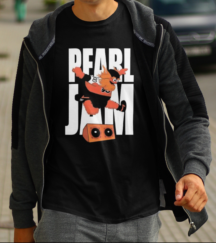 Philadelphia Flyers Gritty Pearl Jam Night T-Shirt