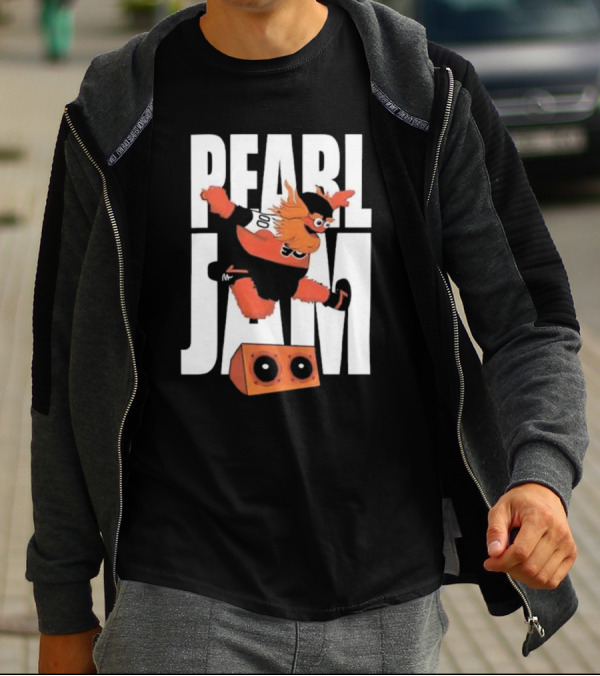 Philadelphia Flyers Gritty Pearl Jam Night T-Shirt