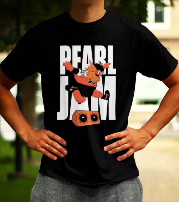 Philadelphia Flyers Gritty Pearl Jam Night T-Shirt
