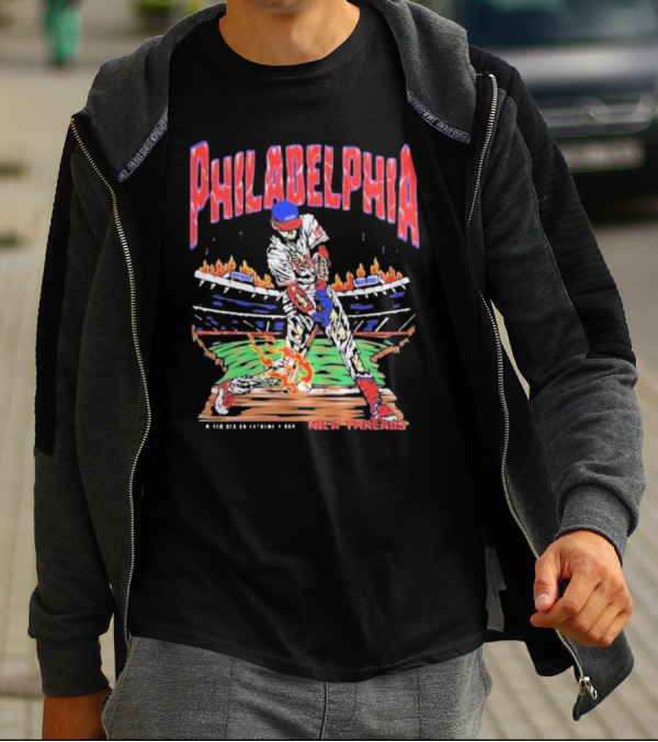 Philadelphia Phillies Baseball Nice Threads Stadium Fire T-Shirt
