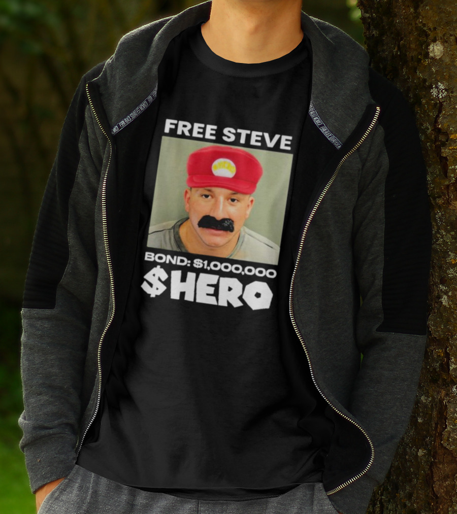 FREE STEVE BOND $1,000,000 $HERO T-Shirt