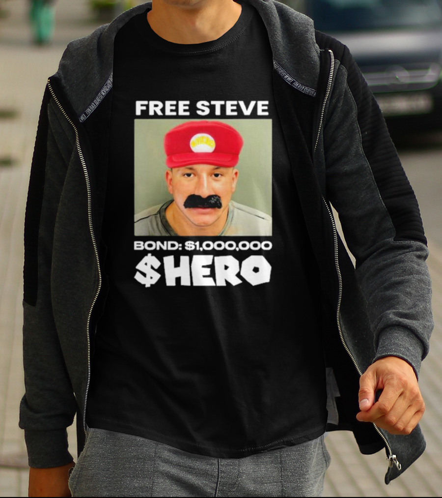 FREE STEVE BOND $1,000,000 $HERO T-Shirt