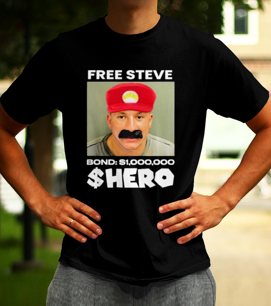 FREE STEVE BOND $1,000,000 $HERO T-Shirt