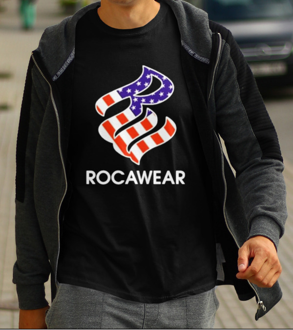 Kai Cenat Wearing Rocawear American Flag T-Shirt