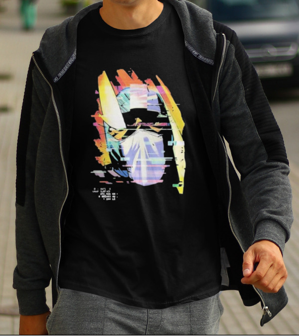 Kid Cudi Moon Man Helmet Glitch T-Shirt
