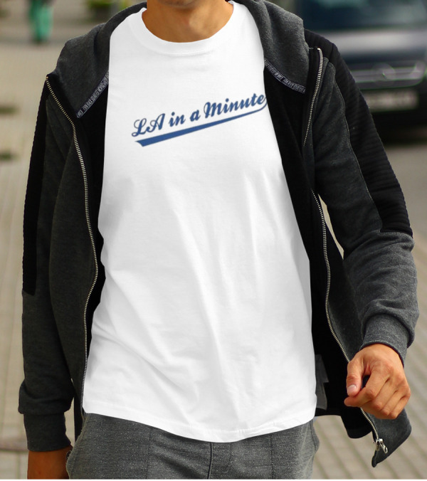 LA In A Minute Baseball Dodgers T-Shirt