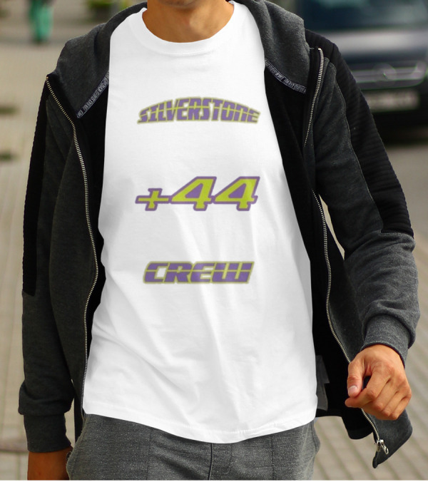 Silverstone +44 Crew Lewis Hamilton Home Turf T-Shirt
