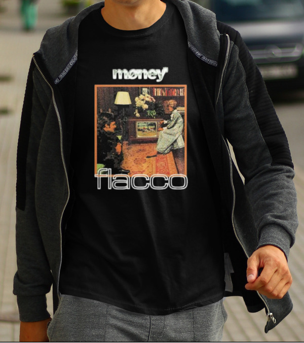 Money Flacco Television Vintage Living Room Scene T-Shirt