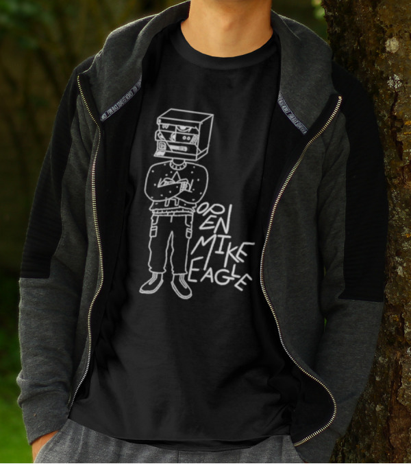 Open Mike Eagle Stereo Head Line Art Arthur Banach T-Shirt