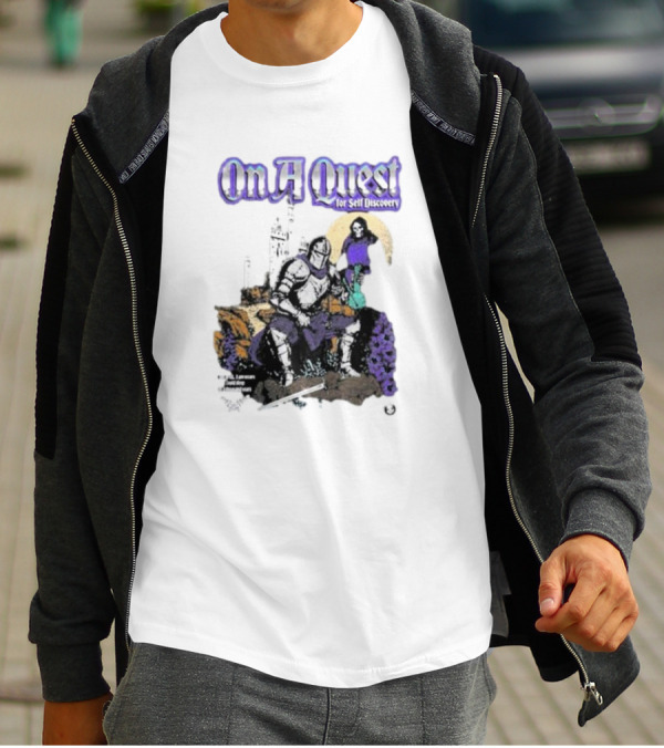 On A Quest For Self Discovery Knight And Castle Adventure T-Shirt