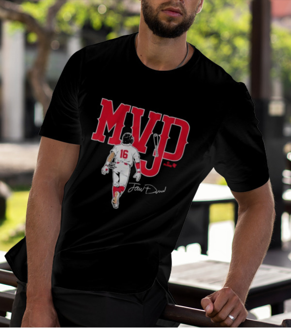 MVJD Jarren Duran 16 Baseball Signature T-Shirt