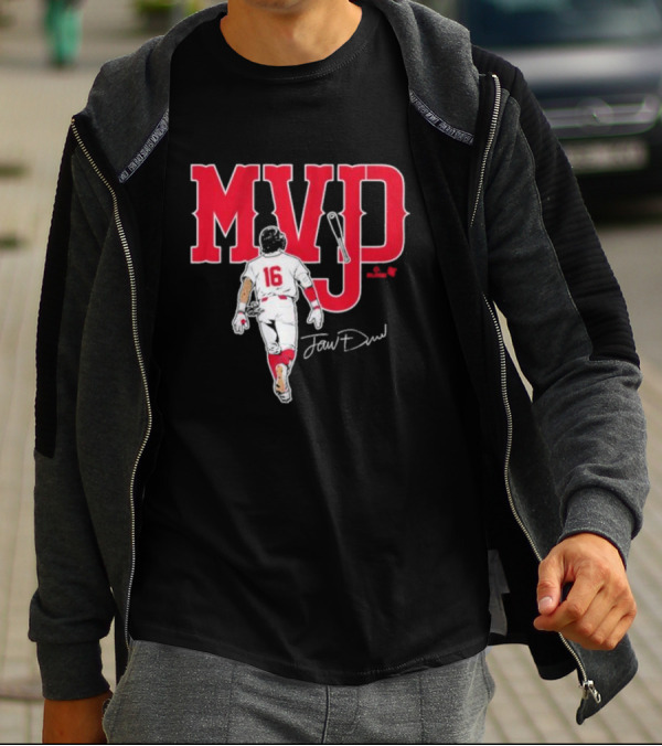 MVJD Jarren Duran 16 Baseball Signature T-Shirt