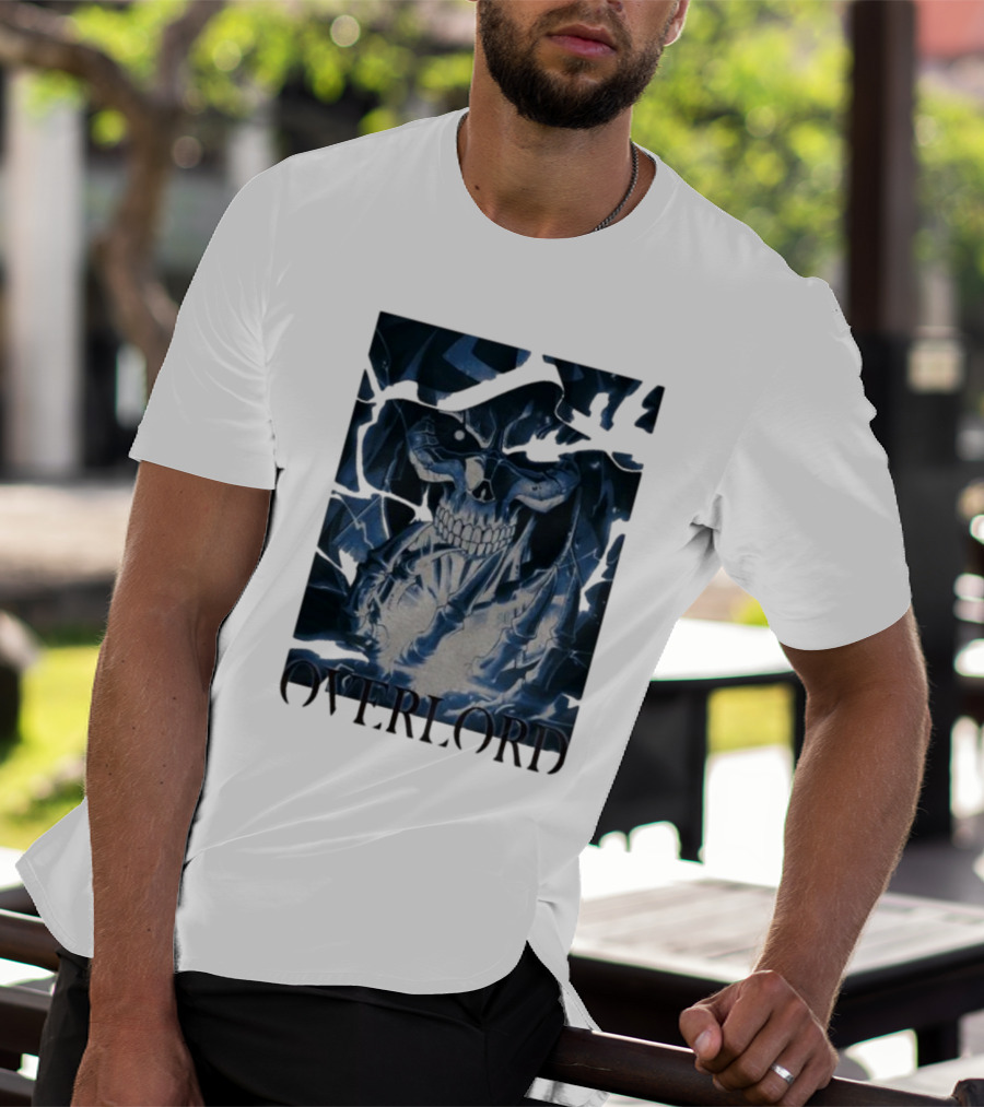 Overlord Ainz Ooal Gown Skeleton King Lightning Aura T-Shirt