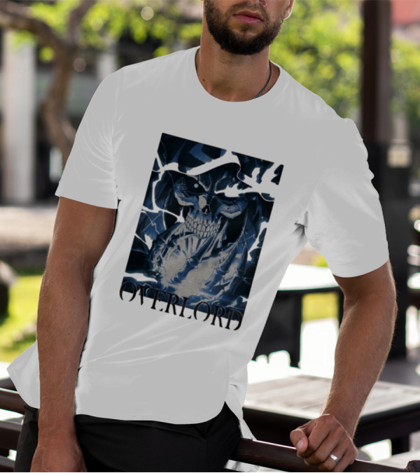 Overlord Ainz Ooal Gown Skeleton King Lightning Aura T-Shirt