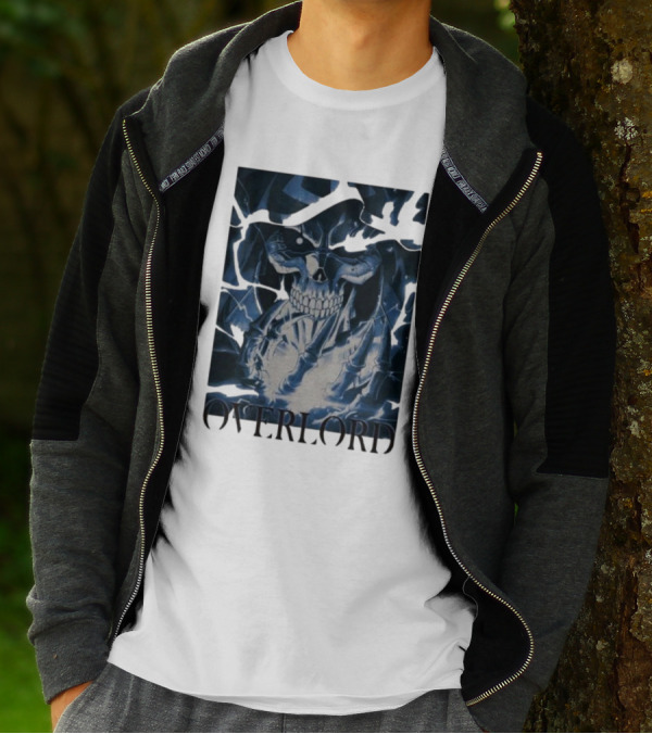 Overlord Ainz Ooal Gown Skeleton King Lightning Aura T-Shirt