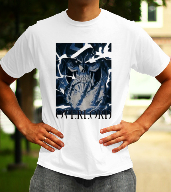 Overlord Ainz Ooal Gown Skeleton King Lightning Aura T-Shirt