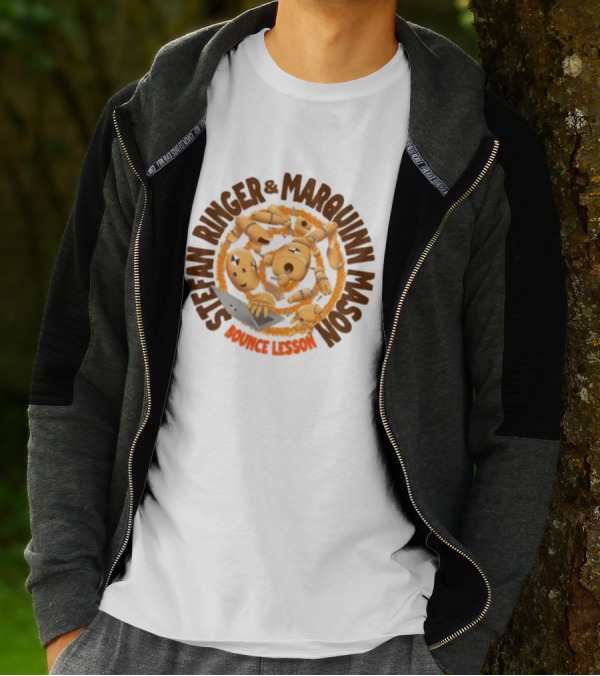 Stefan Ringer And Marquinn Mason Bounce Lesson Puppet Laptop Spiral T-Shirt
