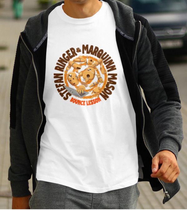 Stefan Ringer And Marquinn Mason Bounce Lesson Puppet Laptop Spiral T-Shirt