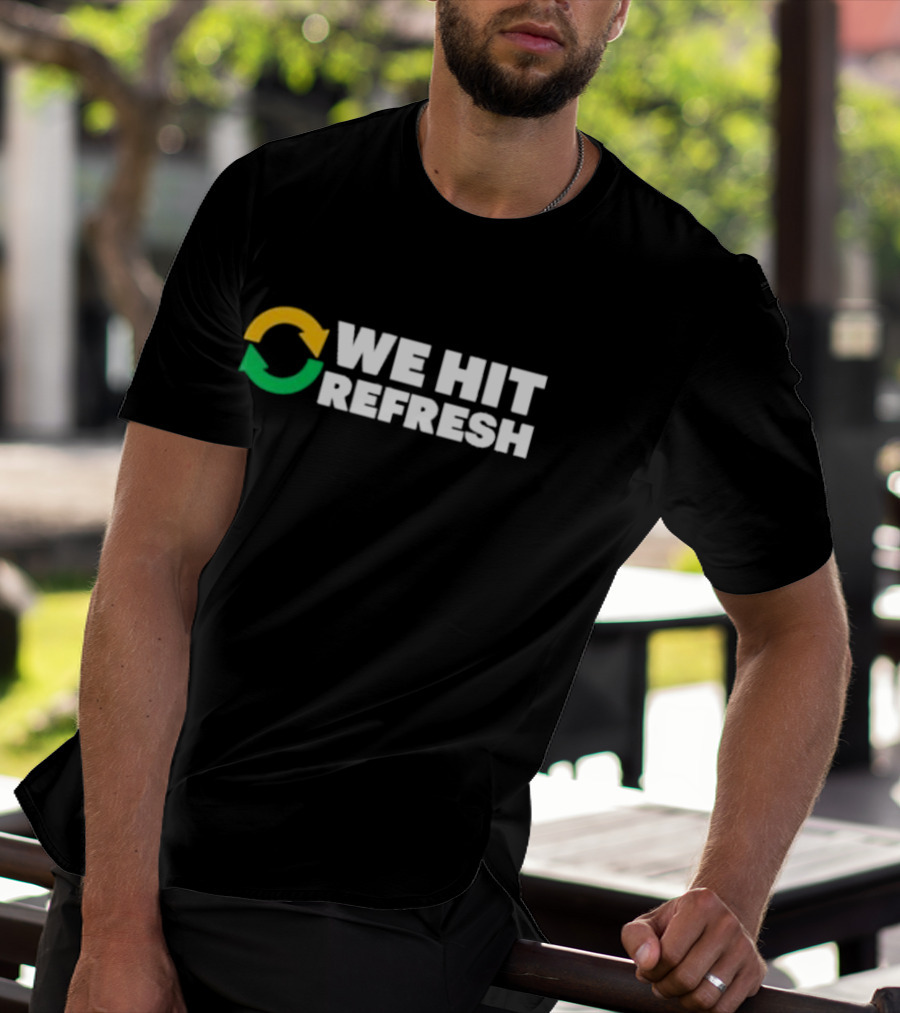 WE HIT REFRESH Arrows Recycling T-Shirt