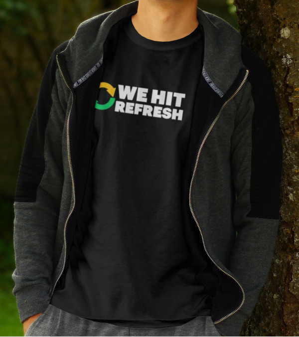 WE HIT REFRESH Arrows Recycling T-Shirt