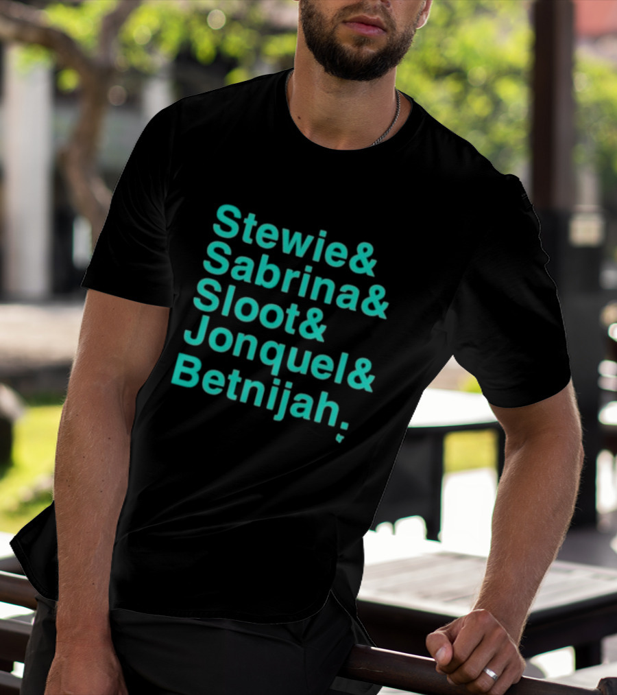 Stewie Sabrina Sloot Jonquel Betnijah Basketball Stars Names T-Shirt