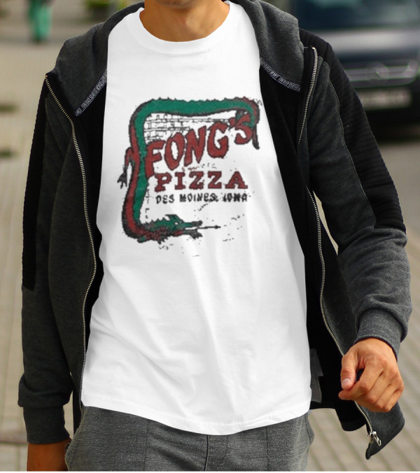 Fong's Pizza Des Moines Iowa Retro T-Shirt