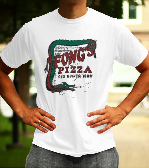 Fong's Pizza Des Moines Iowa Retro T-Shirt