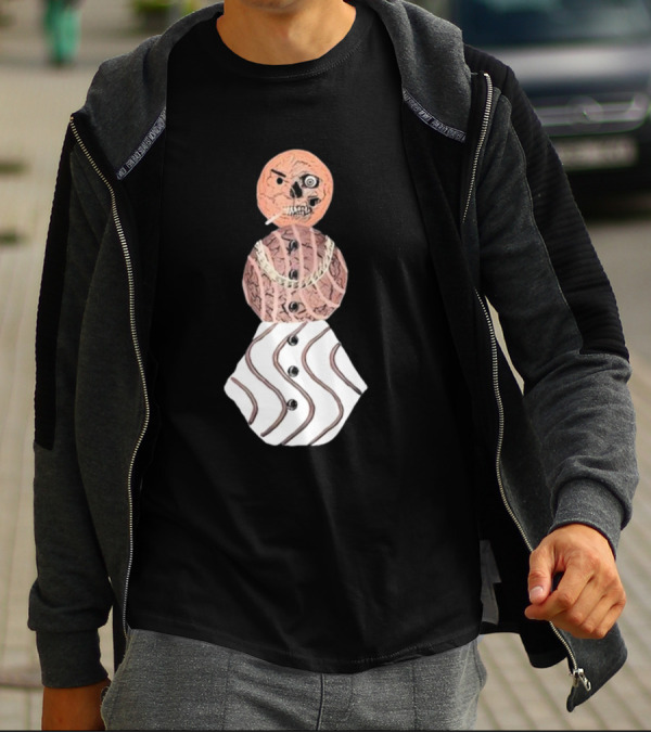 Halloween Snackman Cookie Skeleton Costume T-Shirt