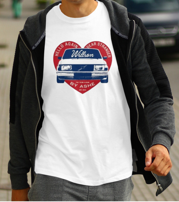 Hello Again Dear Stranger Willson Car The Third Album By Ashe Est. T-Shirt