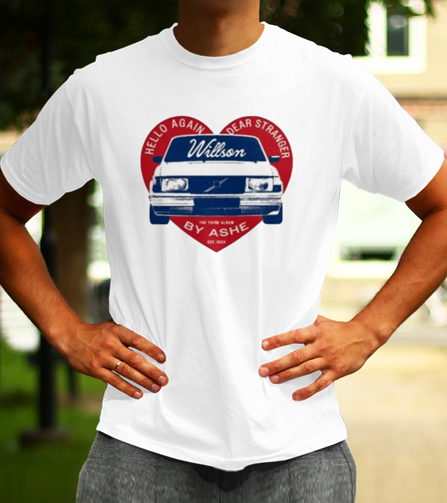Hello Again Dear Stranger Willson Car The Third Album By Ashe Est. T-Shirt