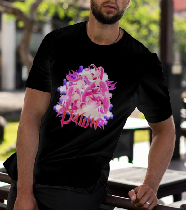 Dawnverse Dragcon Pink Fantasy T-Shirt