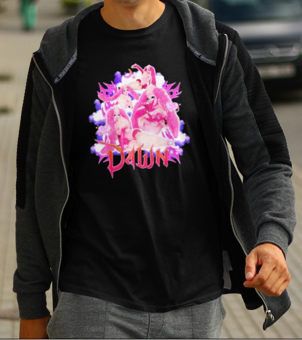 Dawnverse Dragcon Pink Fantasy T-Shirt